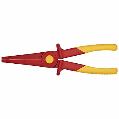 KNIPEX 986202 Needle Nose Plier 8-21/32 L Serrated