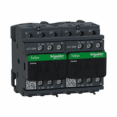 SCHNEIDER ELECTRIC LC2D09F7 Reversing Contactor 110V Coil 9A Iec