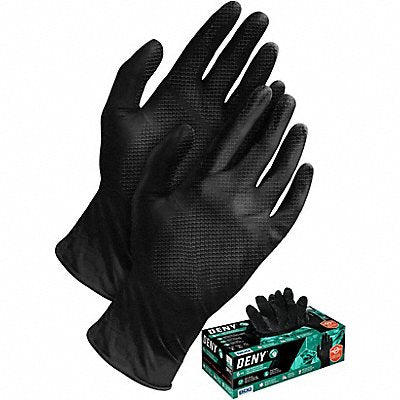 BDG 9916800X3L Black Nitrile Textured 6 mil Box
