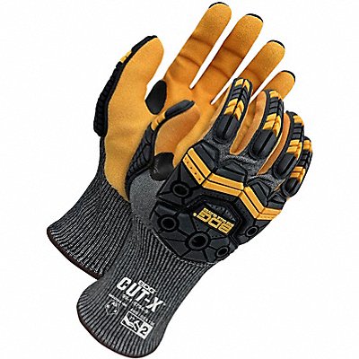 BDG 99197949 Coated Gloves L Gray PR