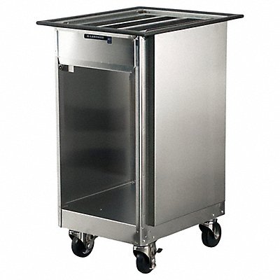 LAKESIDE 996 Tray Dispenser Cart 19 7/8 in L SS