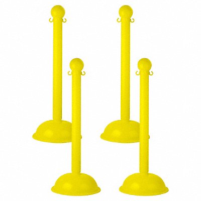 GRAINGER 999024 E1219 Heavy Duty Stanchion 41 in H PK4