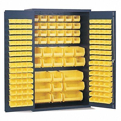 VARI-TUFF 7843 Bin Cab 78 x48 x24 SmkGry 171YellowBns