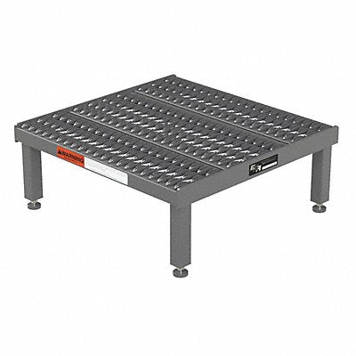 GRAINGER AHWH2424 Work Platform Adjustable Ht Stl 9 to 14 In H