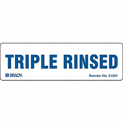 BRADY 31257LS DOT Label Regulated 2-7/8 W PK250