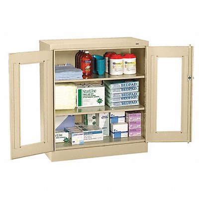 TENNSCO CVD4218SAND E4467 Storage Cabinet 42 x36 x18 Sand 2Shlv