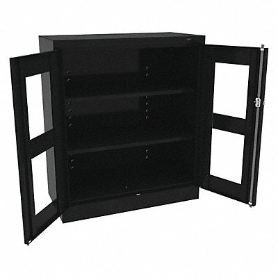 TENNSCO CVD4218BLACK E4467 Storage Cabinet 42 x36 x18 Black 2Shlv