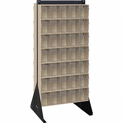 QUANTUM STORAGE SYSTEMS QFS248305IV Bin Storage Rack Powder Coated 52 in