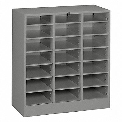 TENNSCO 5075MEDGREY Literature Sorter Legal Sized Grey