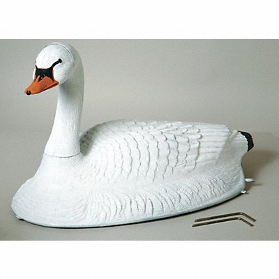 FLAMBEAU 5889LO Swan Decoy 11 in H White