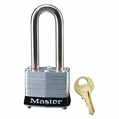MASTER LOCK 3LHBLK D1931 Lockout Padlock KD Black 1-1/4 H