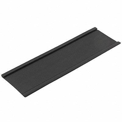 MASTER MAGNETICS RE40 LblHldrRl Charcoal Flat C-Channel