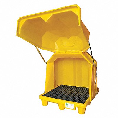 ULTRATECH 1080 Coverd Drum Spll Containment Pallet 54 in L