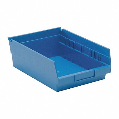 QUANTUM STORAGE SYSTEMS QSB107BL F0615 Shelf Bin Blue Polypropylene 4 in