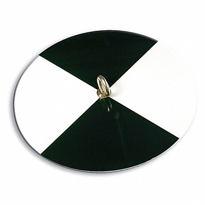 LAMOTTE 171 Secchi Disk 7.87 in Dia Black/White HDPE
