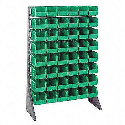 QUANTUM STORAGE SYSTEMS QRU16S23048GN E1532 BinRailFlrRck 15inx54inx36in Load Capacity 37 lb