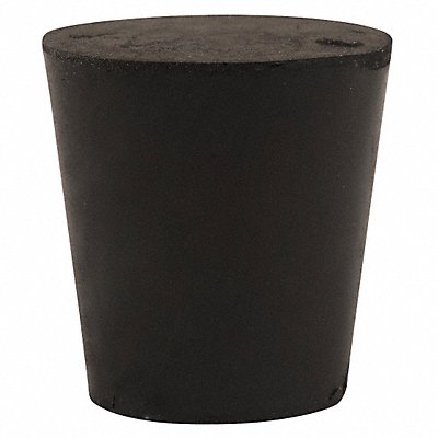 GRAINGER RST8S Stopper Sz 8 33 mm BDia Black 0 PK10