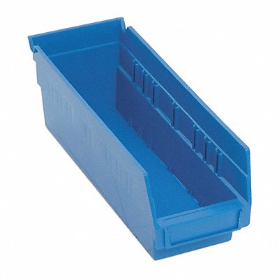 QUANTUM STORAGE SYSTEMS QSB101BL F0613 Shelf Bin Blue Polypropylene 4 in