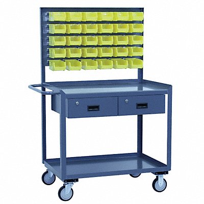JAMCO SN236P500GP Mobile Wrkstion Steel 36 L 24 W 2 Shelf