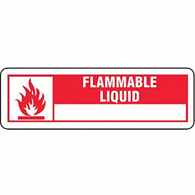 HARRIS INDUSTRIES LB132301 Label 7/8in x 2.875in Paper PK500