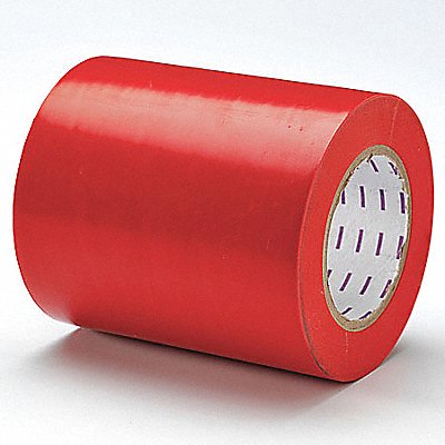 GRAINGER 9EKR2 E7755 Floor Tape Red 6 inx180 ft Roll