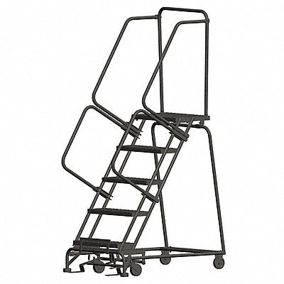 BALLYMORE WA053214P Lockstep Rolling Ladder Steel 50 In.H