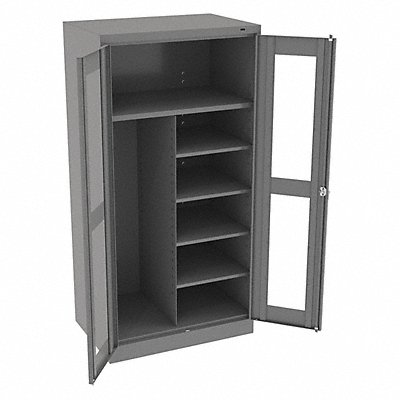 TENNSCO CVD7220MEDGREY Storage Cabinet 72 x36 x24 MdGry 5Shlv