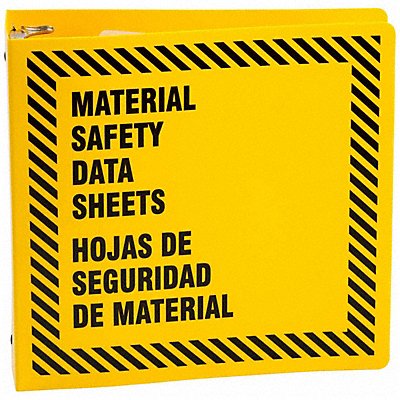 BRADY BR758Y Binder Bilingual 3-3/4 in D