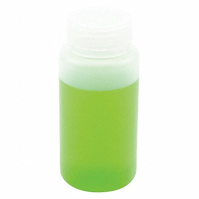 LAB SAFETY SUPPLY 9F491 Bottle 165 mm H Clear 75 mm Dia PK12