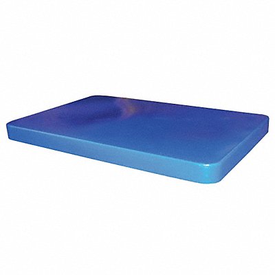 GRAINGER PBL8BLUE Cube Truck Lid Blue Fits 10 cu ft.