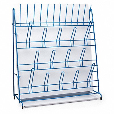 SP SCIENCEWARE H188050000 Lab Rack Drain 19X16.75X6.5 Poly Blue