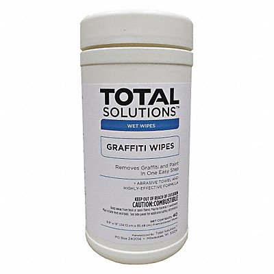 ATHEA LABORATORIES 144740 Graffiti Wipes 12 x 9 1/2 40 ct
