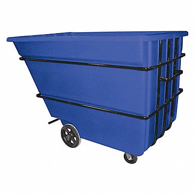 GRAINGER 22CUHDBLUE Tilt Truck Heavy Duty 2-1/4 cu yd. Blue