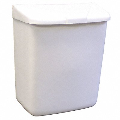 HOSPECO 250201W Sanitary Napkin Receptacle White