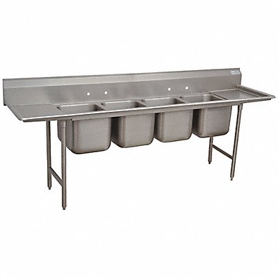 ADVANCE TABCO 9449624RL Regaline Sink Square 24 x24 x12