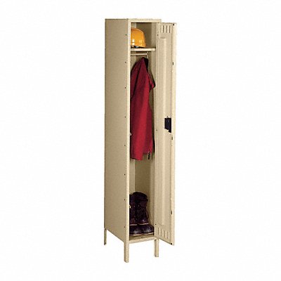 TENNSCO STK1218601SD F0409 Locker 1x1Locker Sand 66 x12 x18 Unassembled