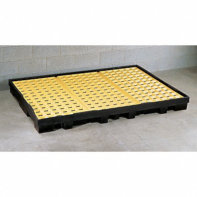 GRAINGER 1686P Drum Spill Containment Pallet 6 Drum 8k lb.