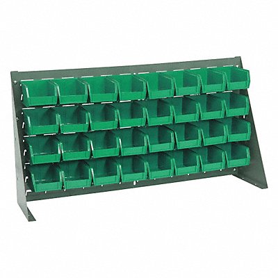 QUANTUM STORAGE SYSTEMS QBR361921032GN Louvrd Bnch Rk 1/4x20x36in Load Capacity 150lb