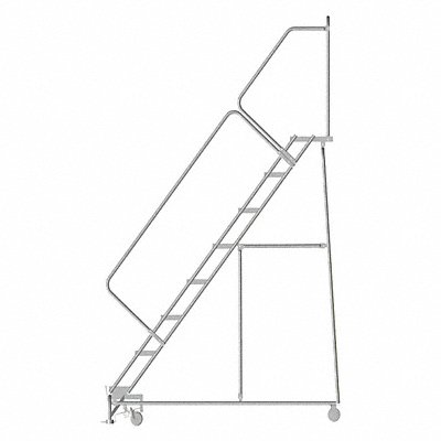 BALLYMORE SW832G Stock Picking Roll Ladder Steel 80 In.H