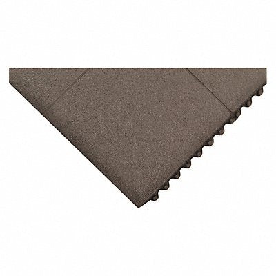 CONDOR 39R784 Modular Antifatigue Mat Black 3ftx3ft