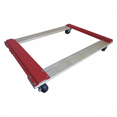GRAINGER 9GKA3 Movers Dolly 1000lb 36x24x4-3/8 In.