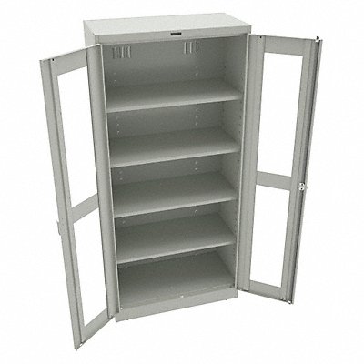 TENNSCO CVD7818LIGHTGREY E4468 Storage Cabinet 78 x36 x18 LtGry 4 Shelves