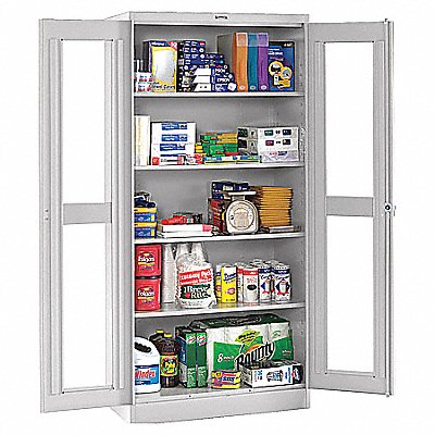 TENNSCO CVDJ2478ALIGHTGREY Storage Cabinet 78 x48 x24 LtGry 4 Shelves