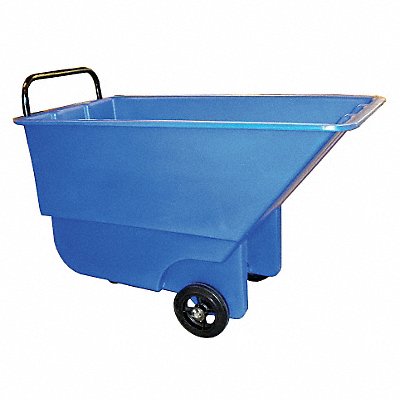 GRAINGER 13CULBLUE Tilt Truck Lt-Duty 1/3 cu yd 275 lb Blue