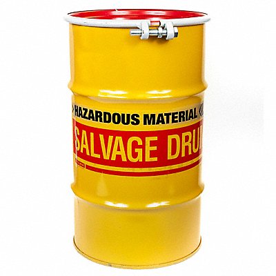 GRAINGER 17855M Transport Drum Yellow 20ga .9mm