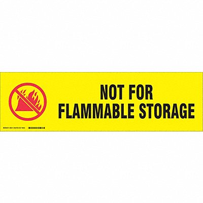 BRADY 60274 Label 7 in x 24 in Polyester