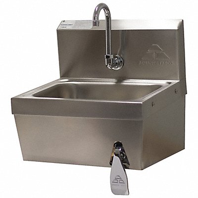 GRAINGER 7PS62 Hand Sink Rectangle 14 x10 x5