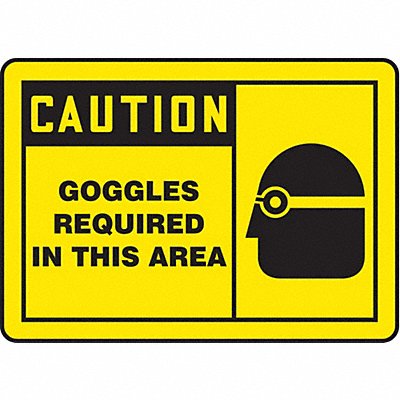 ACCUFORM LPPE626VSP Safety Label 3 1/2 inx5 in Vinyl PK5