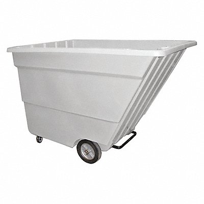 GRAINGER 22UTWHITE Tilt Truck Light-Duty 2-1/4 cu yd White