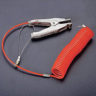 GRAINGER RAC20 Coiled Ground Wire Hand Terminal 20ft